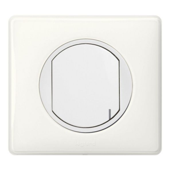 Enjoliveur Céliane - commande sans fil simple ON/OFF - blanc