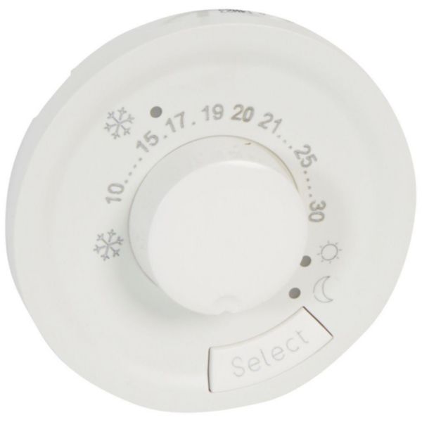 Enjoliveur Céliane pour thermostat fil pilote - Blanc