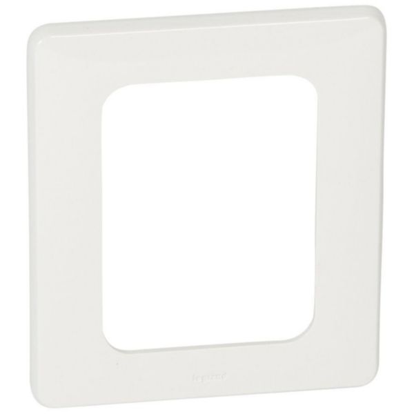 Plaque Céliane Laqué pour écrans tactiles 3,5pouces - finition Blanc
