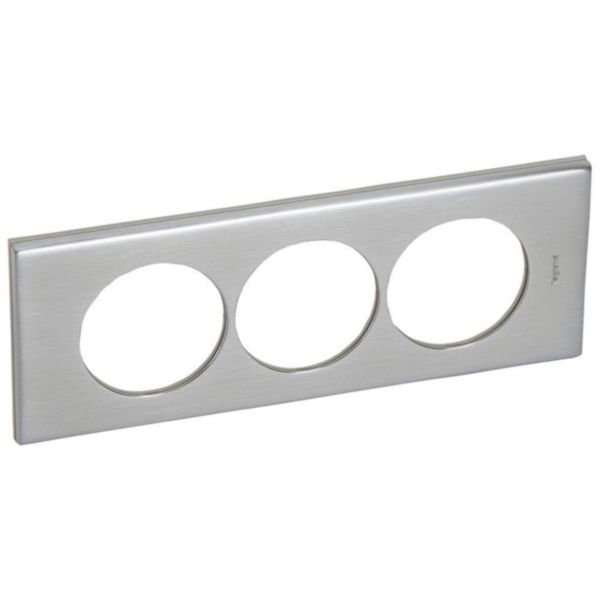 Plaque Céliane Matières 3 postes pour rénovation entraxe 57mm - finition Inox Brossé - Page 51