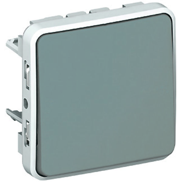 Permutateur étanche Plexo composable IP55 10AX 250V - gris