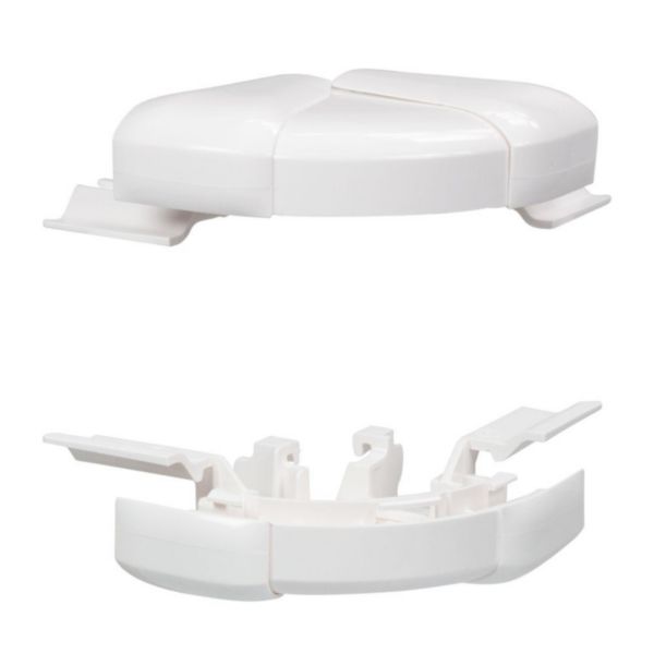 Angle extérieur pour goulotte à clippage direct Mosaic 50x80mm - blanc