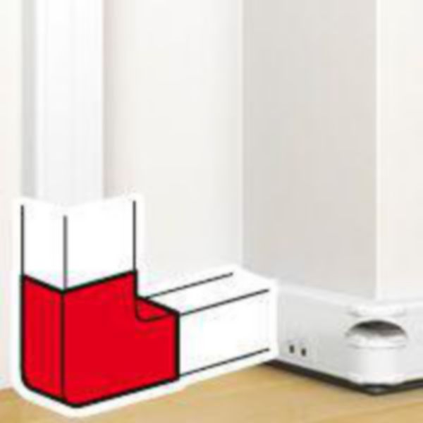 Angle Intérieur Pour Goulotte Mosaic 50x130 Mm - Blanc | Legrand | Clippage Direct