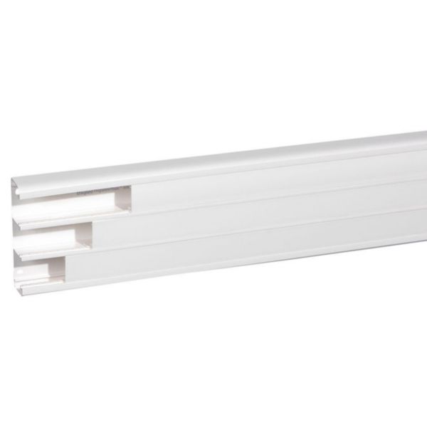 Goulotte 3 compartiments GBD 162x56mm PVC blanc (GBD5016109010)