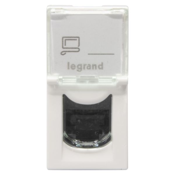 Prise RJ45 catégorie 6 UTP Mosaic 1 module - blanc