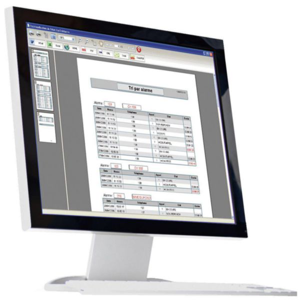 Logiciel appel infirmière pour traçabilité sur PC des évènements avec référence 076617