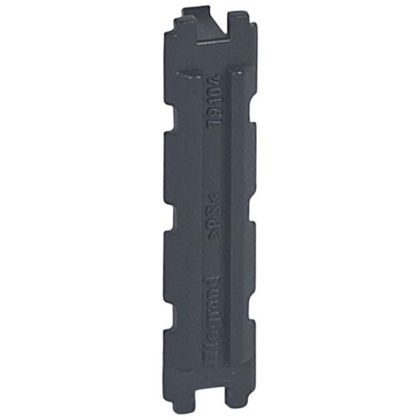Obturateur Batibox pour supports références 080252 , 080258 et 080264 équipés de 4 modules