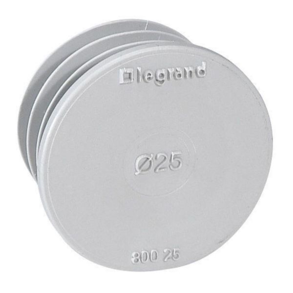 Obturateur Ecobatibox Ø25mm pour boîte d'encastrement
