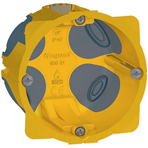 Boîte étanche monoposte Eco Batibox diamètre 67mm ou 2 modules - profondeur 50mm