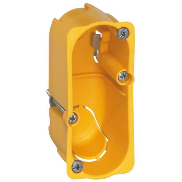 Boîte monoposte Batibox cloisons sèches pour Céliane ou Mosaic 1 module - profondeur 40mm