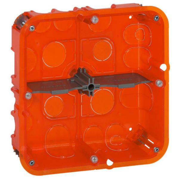 Boîte multimatériaux Batibox grand format 2x2 postes ou 2x4 à 5 modules - profondeur 50mm