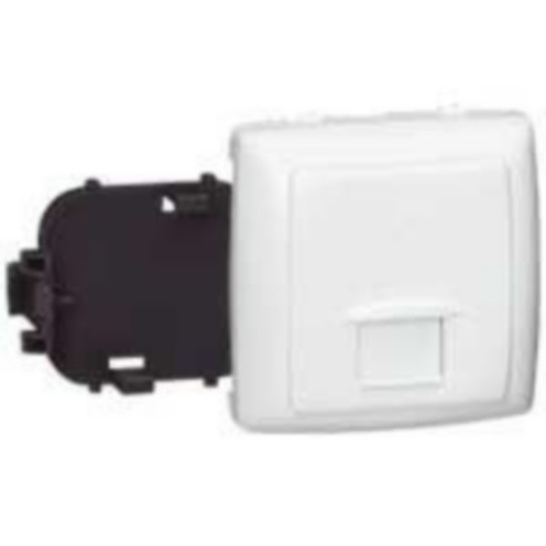 Prise RJ45 numéris ou internet 8 contacts Appareillage saillie composable - blanc