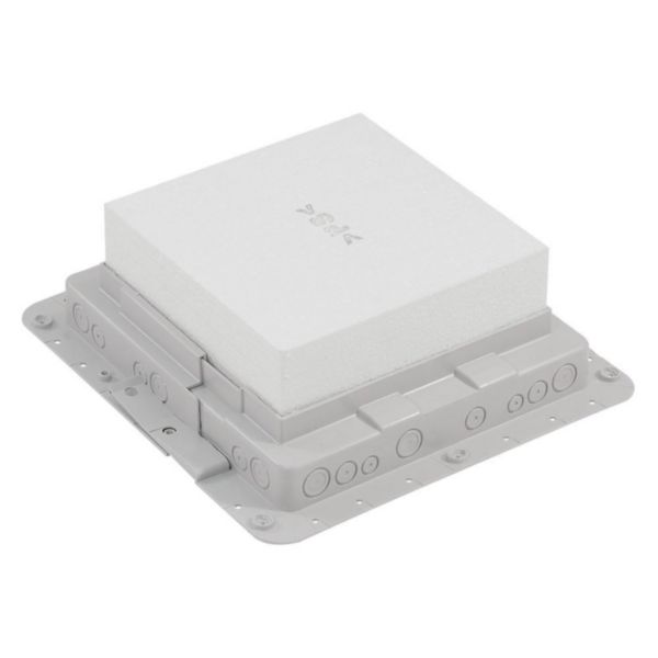 Boîte d'encastrement plastique pour boîte de sol 18 modules