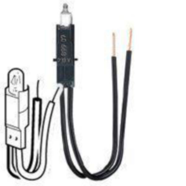 Lampe pour fonction lumineuse pour Appareillage saillie version étroite 24V incandescent blanc