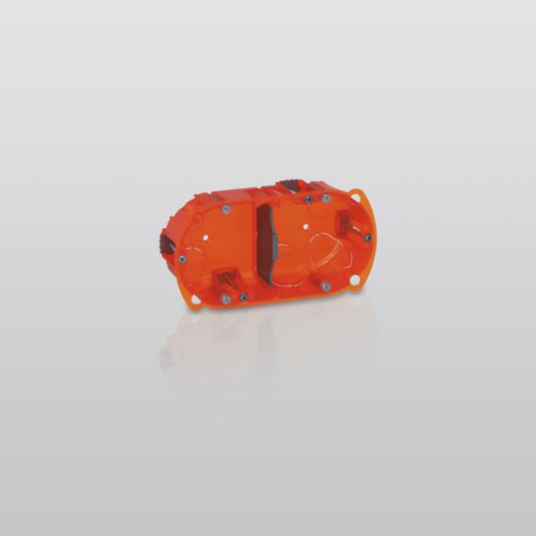 Boîte à encastrer Batibox multimatériaux - 2 postes profondeur 40mm