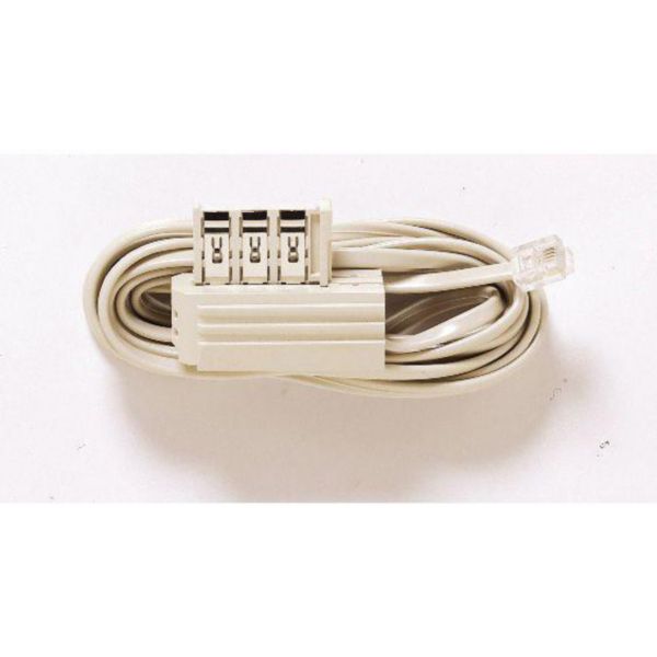 Rallonge téléphone rj11 modulaire + 8 contacts