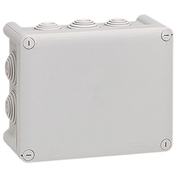 Boîte de dérivation rectangulaire Plexo dimensions 155x110x74mm - gris RAL7035 - Page 3