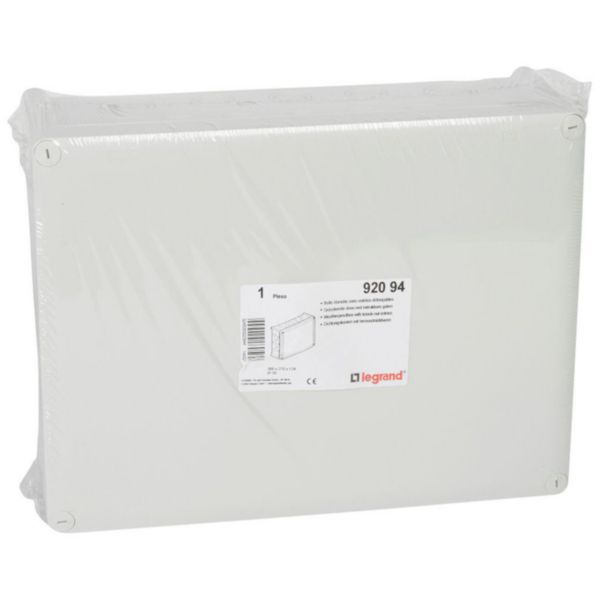 Boîte de dérivation rectangulaire pour presse-étoupe Plexo dimensions 360x270x124mm - gris RAL7035 - Page 3