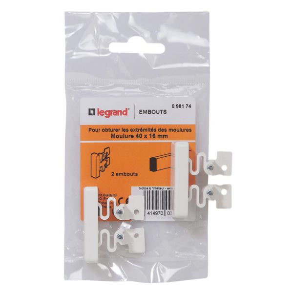 Embouts (x 2) pour moulure 40x16mm - Page 2