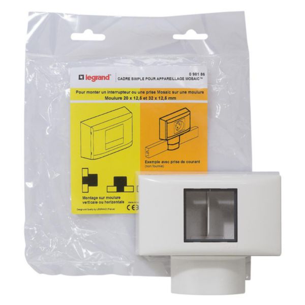 Cadre simple pour appareillage Mosaic - pour moulures 12,5mm - Page 2