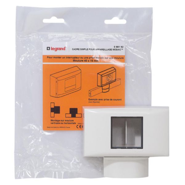 Cadre simple pour appareillage Mosaic - pour moulures 16mm - Page 3