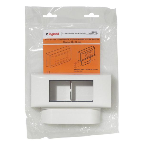 Cadre double pour appareillage Mosaic - pour moulures 16mm - Page 3