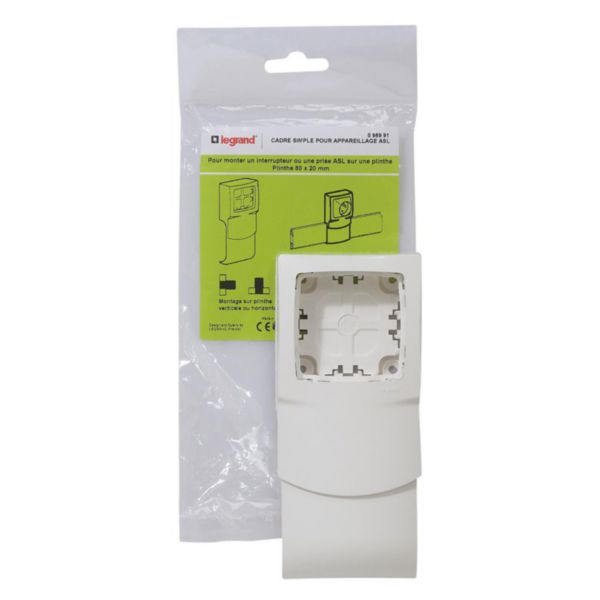 Cadre simple pour appareillage apparent - pour plinthe 80x20mm - Page 3