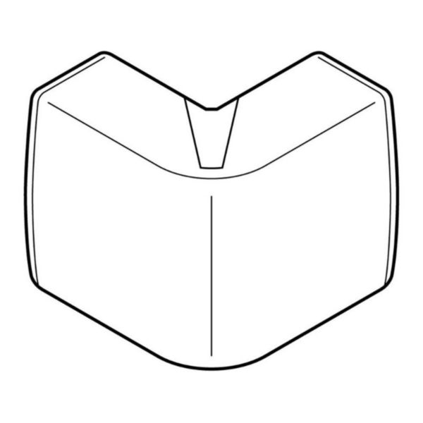 Angle extérieur Variasouple pour moulure Keva 32x15mm blanc Artic
