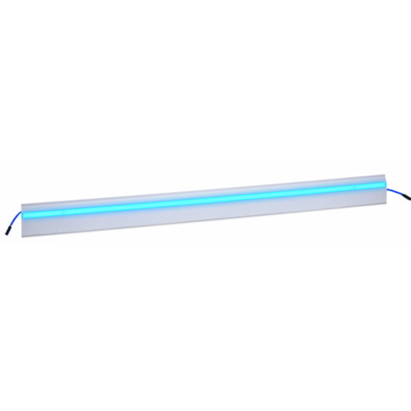 Fond + couvercle Keva LED System pour moulure 80x12,5mm module Led bleu longueur 1m blanc Artic