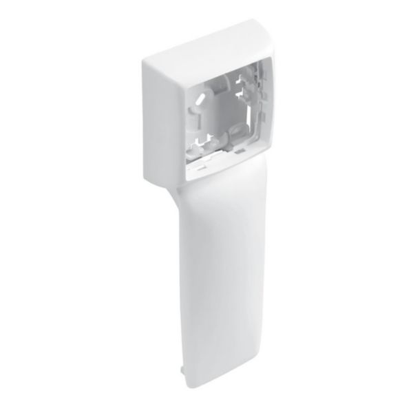 Cadre simple Appareillage Saillie de Legrand ASL pour plinthe Keva 125x20mm blanc Artic