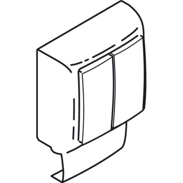 Double va-et-vient saillie 1P pour moulure Keva haut.15mm cadre simple équipé de mécanisme Appareillage Saillie de Legrand ASL - Page 3