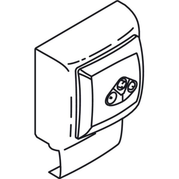Prise TV-FM-SAT saillie 1P pour moulure Keva haut.15mm cadre simple équipé de mécanisme Appareillage Saillie de Legrand ASL - Page 4