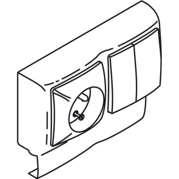Prise 2P+T + double VV saillie pour moulure Keva haut.15mm cadre double équipé de mécanisme Appareillage Saillie de Legrand ASL - Page 4