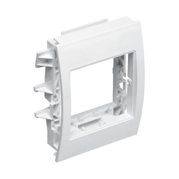 Cadre pour corniche Keva 80x80mm format 45x45mm pour appareillage blanc Artic