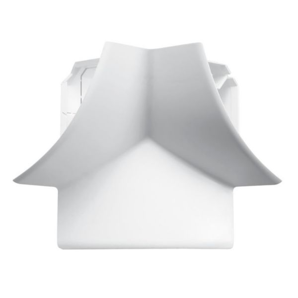 Angle intérieur 3D pour corniche Keva 80x80mm blanc Artic