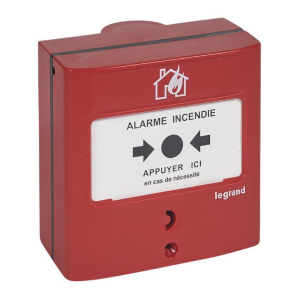 Déclencheur Manuel DM conventionnel standard pour équipement d’alarme incendie
