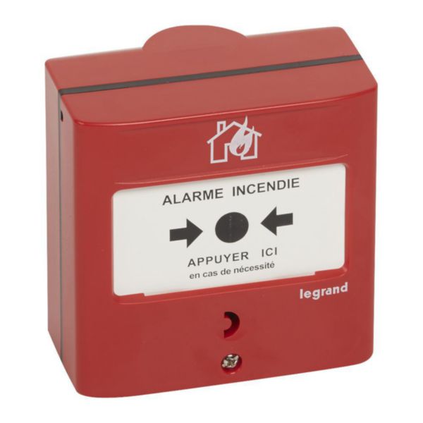 Déclencheur Manuel DM conventionnel double contact pour équipement d’alarme incendie