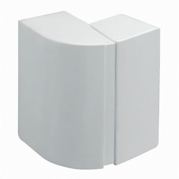 Angle extérieur variable pour goulotte de distribution Viadis 16x16mm blanc Artic