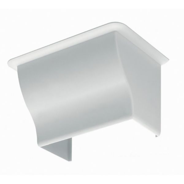 Sortie de plafond pour goulotte de distribution Viadis 32x16mm blanc Artic