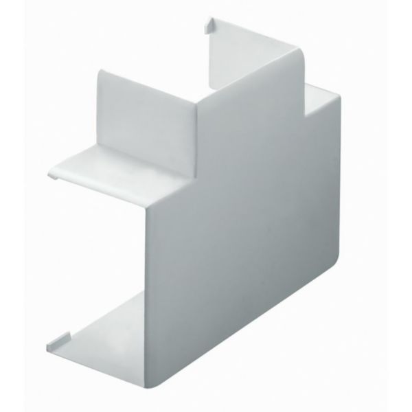 Té pour goulotte de distribution Viadis et goulotte d'installation PCABS ZH 25x25mm blanc Artic