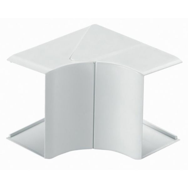 Angle intérieur variable pour goulotte de distribution Viadis 150x40mm blanc Artic