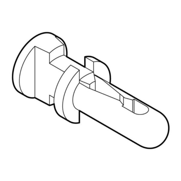 Rivet renforcé Ø4mm pour toutes les dimensions de goulottes Segma