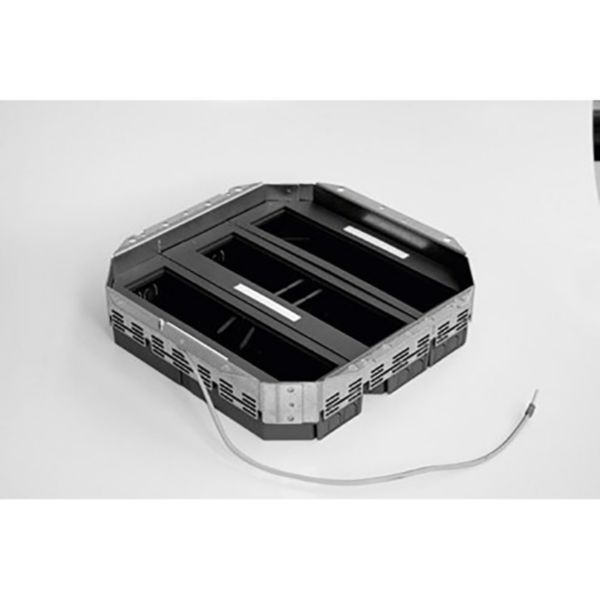 Boîte de sol Logix 24 modules haute résistance pour chape béton - Sortie de câble centrale - IP66 - Couvercle finition au choix - Page 4