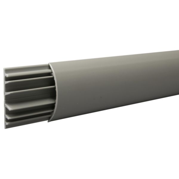 Passage de plancher 3 compartiments 50x12mm - gris RAL7030