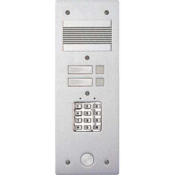 Platine de rue Série 200 audio étroite avec clavier codé façade Alu 4mm 2 appels - Page 10