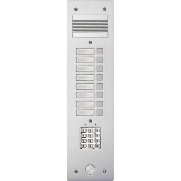 Platine de rue Série 200 audio étroite avec clavier codé façade Alu 4mm 8 appels - Page 10
