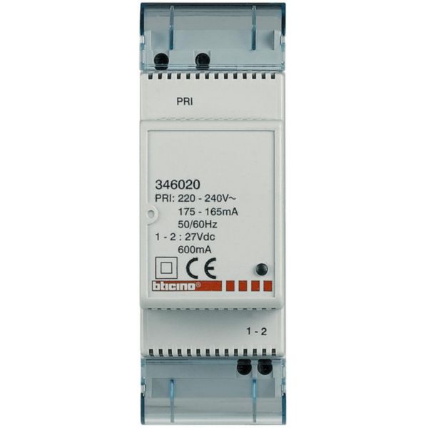 Alimentation modulaire supplémentaire BUS 220V~ à 240V~ 27V= 600mA - 2 modules