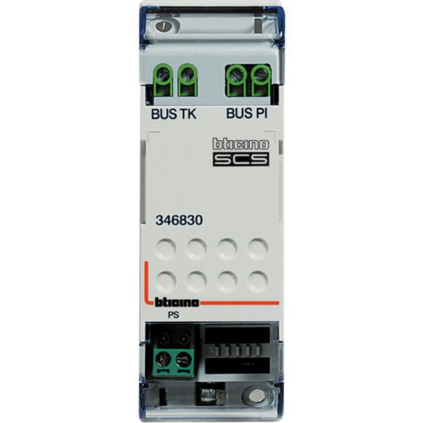 Adaptateur modulaire vidéo pour installations vidéo BUS 2 fils - 2 modules