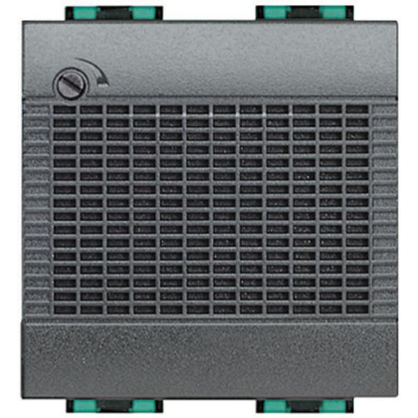 Sonnerie BUS 2 fils supplémentaire encastrée LivingLight - anthracite