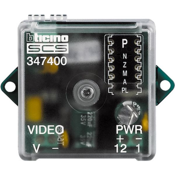 Interface caméra coaxiale pour installation BUS 2 fils vidéo